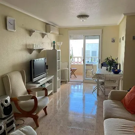 Appartement vue latérale mer Torrevieja *